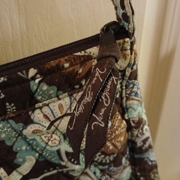 Vera Bradley hobo shoulder bag in the retired Java Blue floral pattern - Picture 4 of 6
